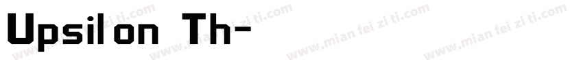 Upsilon Th字体转换